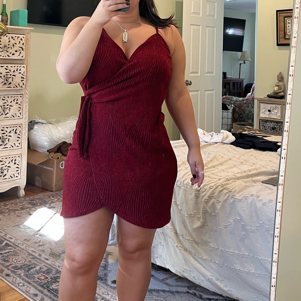 Red dress